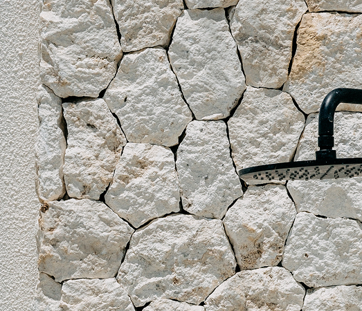 Stone exterior architectural detail