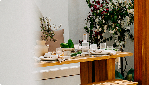 Villa Aria dining area